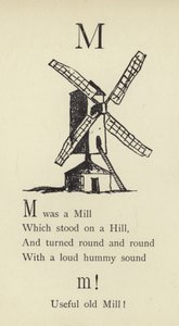 De letter M door Edward Lear